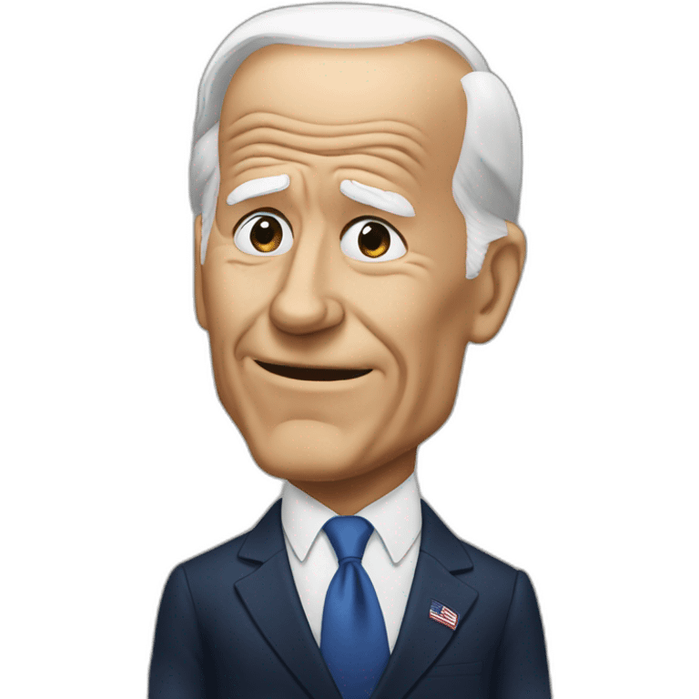 Biden is scare emoji