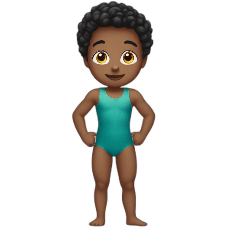 boy in beautiful leotard emoji