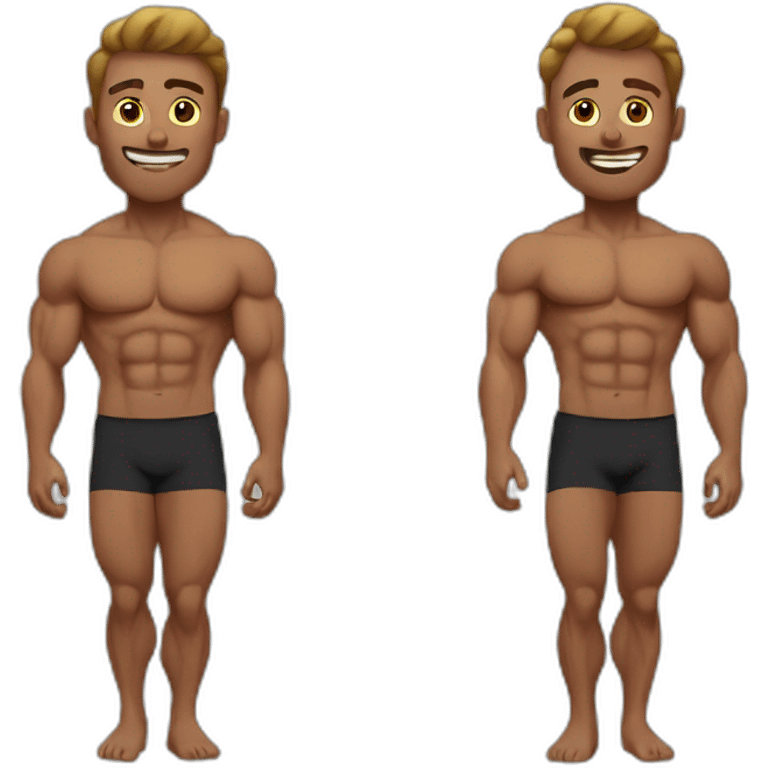 muscular bodies emoji