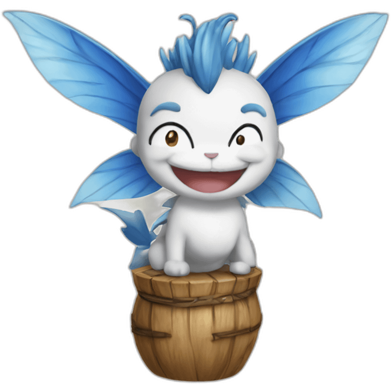 Happy fairy tail emoji