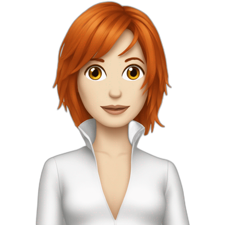 Mylène Farmer en mousquetaires emoji