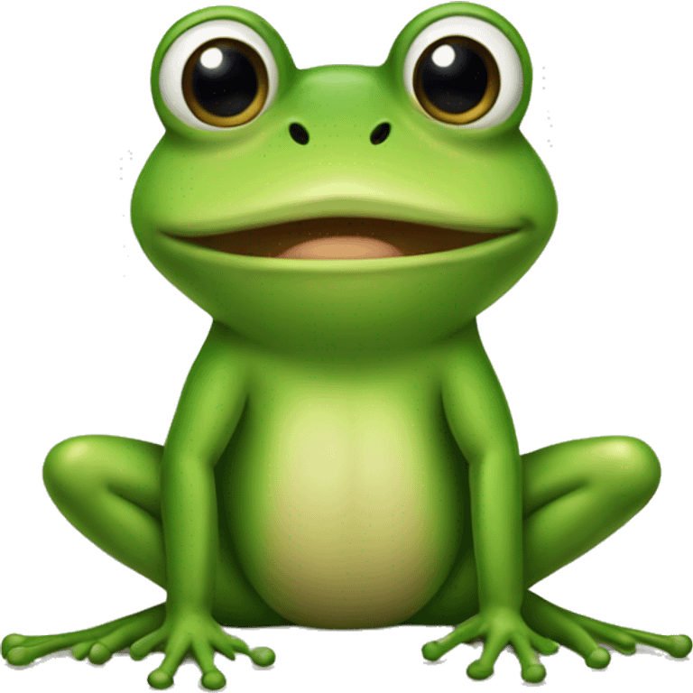 frog with letter X emoji