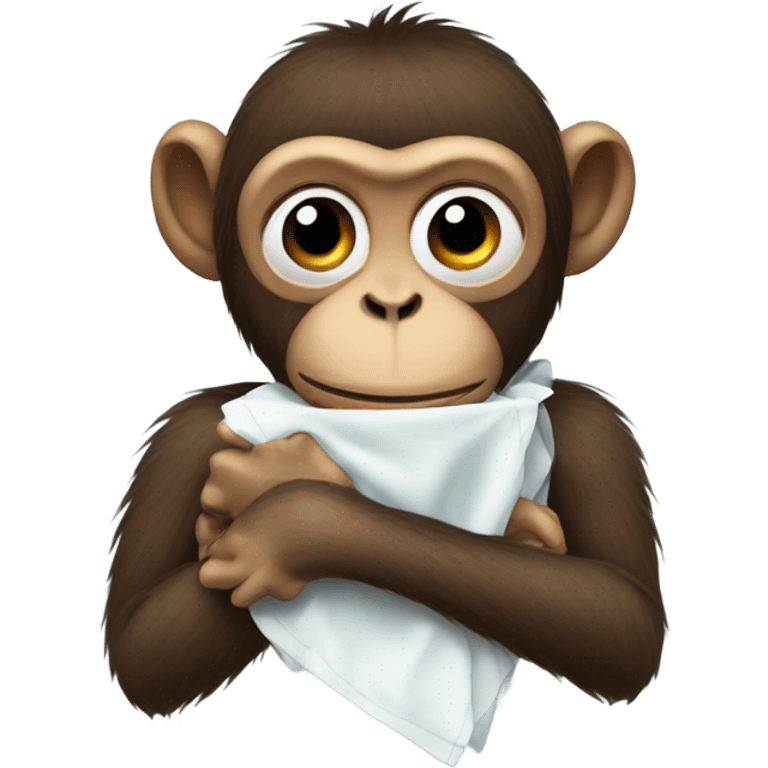 Monkey being sick emoji