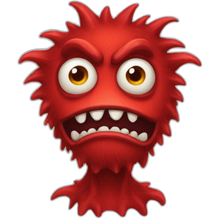 Red monster  emoji