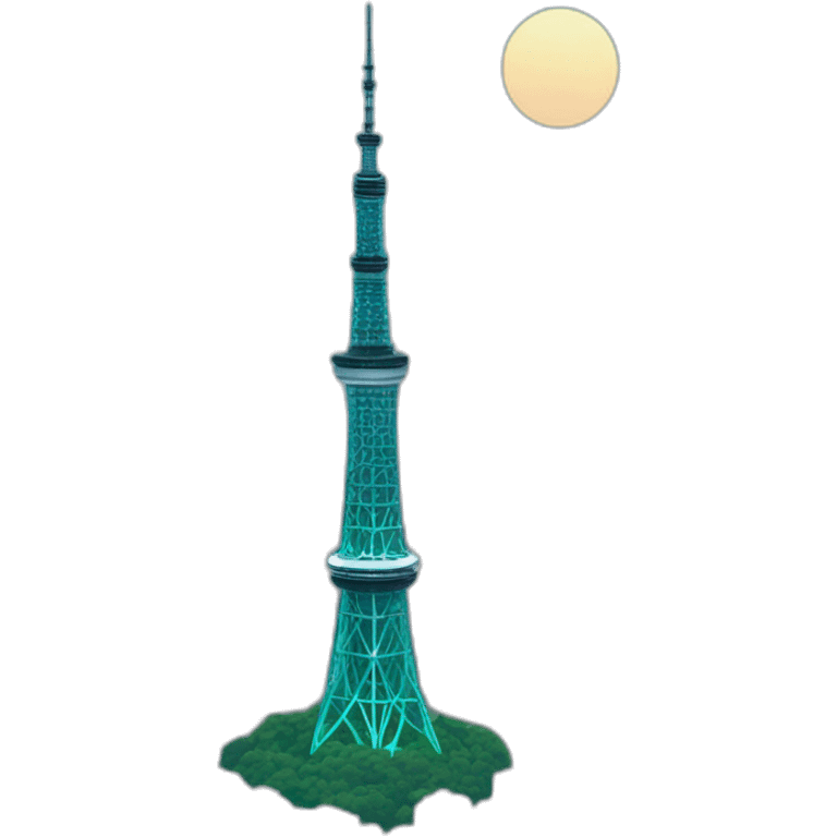 Tokyo Sky Tree original color emoji