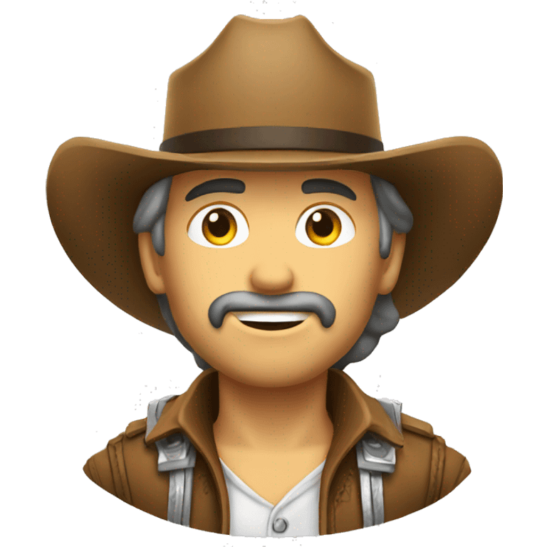 cowboy white emoji