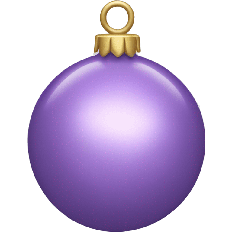 Light purple ornament emoji