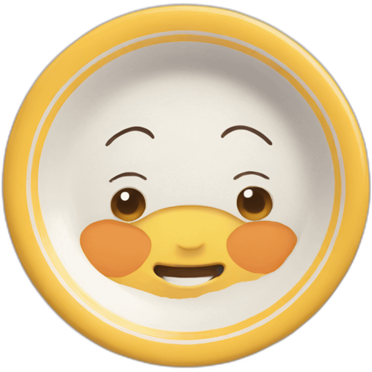 cute plate emoji