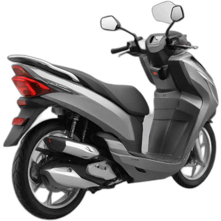 honda vision 110 grey 2018 version emoji