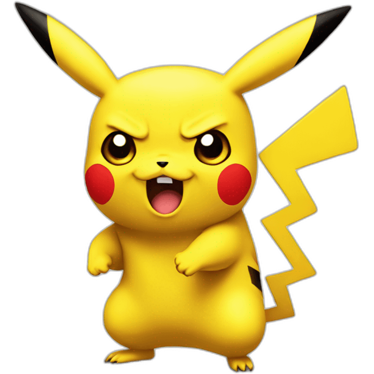 pikachu angry emoji