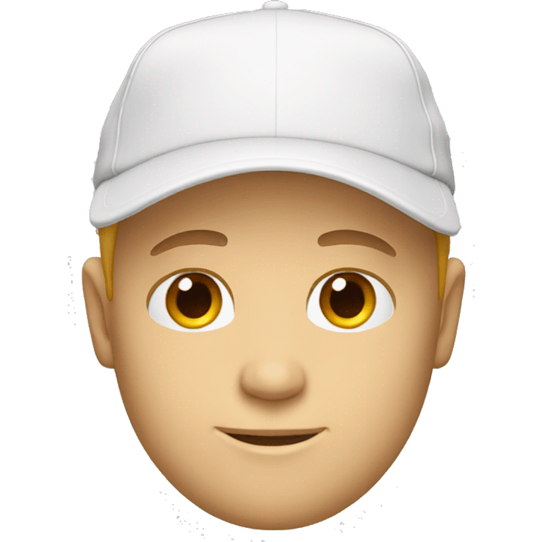 White man cap emoji