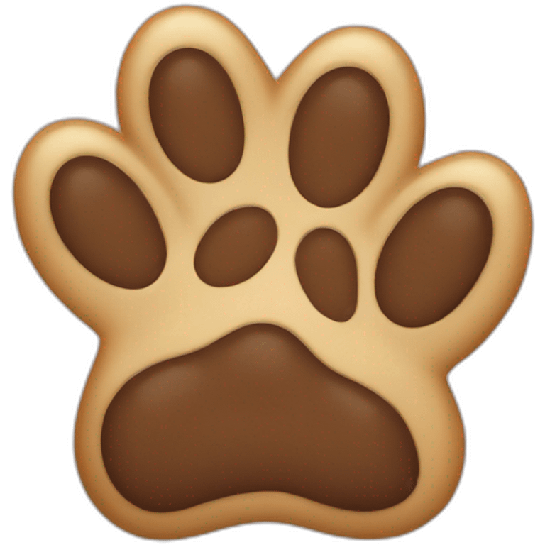 dog paw emoji