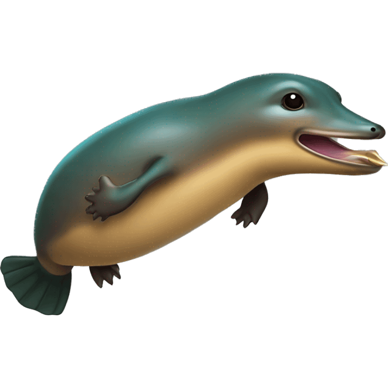 platypus with a netthat catches pike emoji