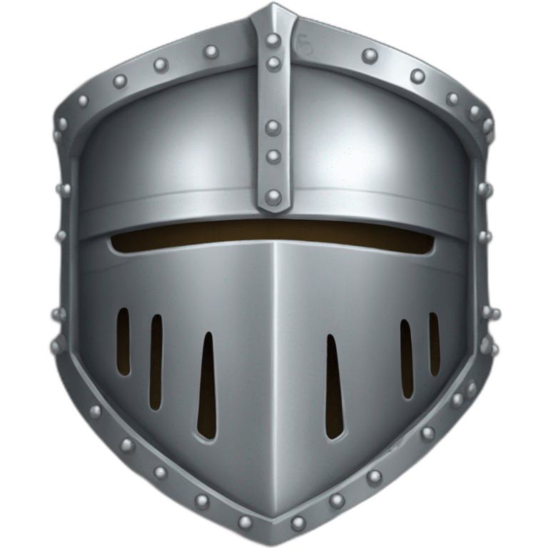 Silver medieval armor emoji