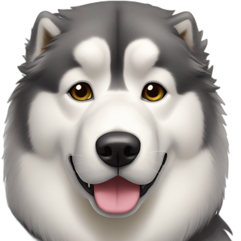 Dog alaskan malamute full-height emoji