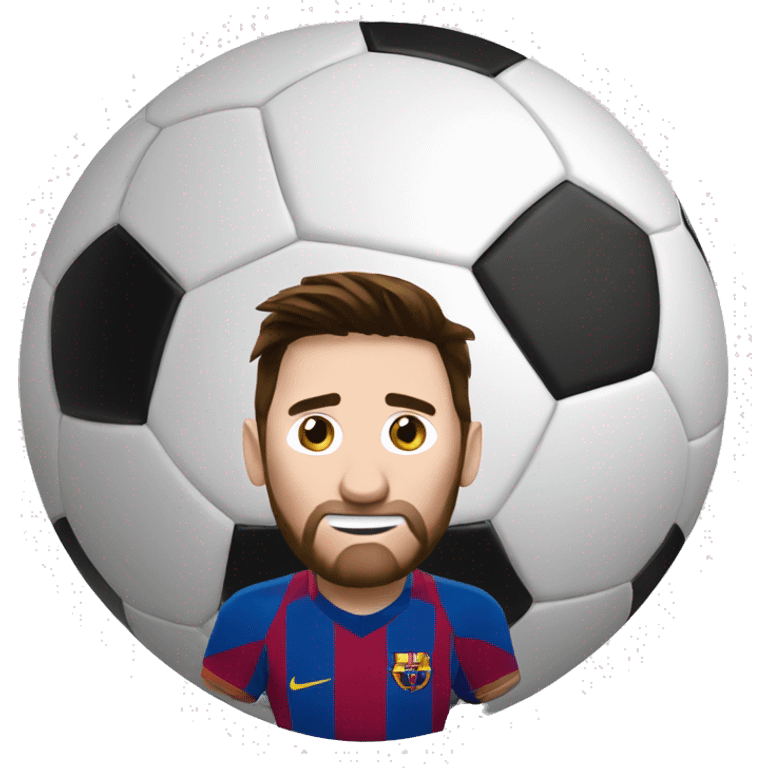 messi soccer ball emoji