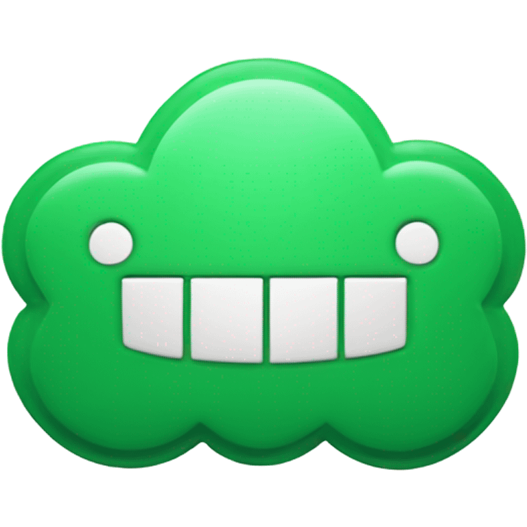 create a shape emoji green verified badge that has scalloped edges and binary code written in white on the inside emoji