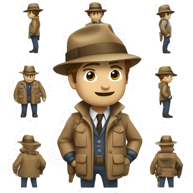 inspecteur gadget déguisé en spiderman  emoji