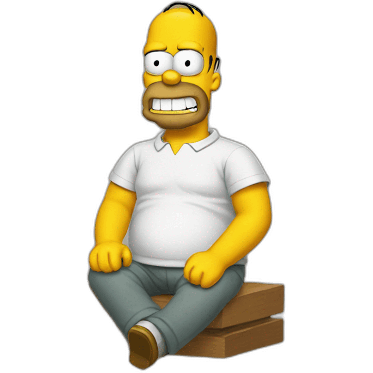 Homer qui mange un chinois emoji