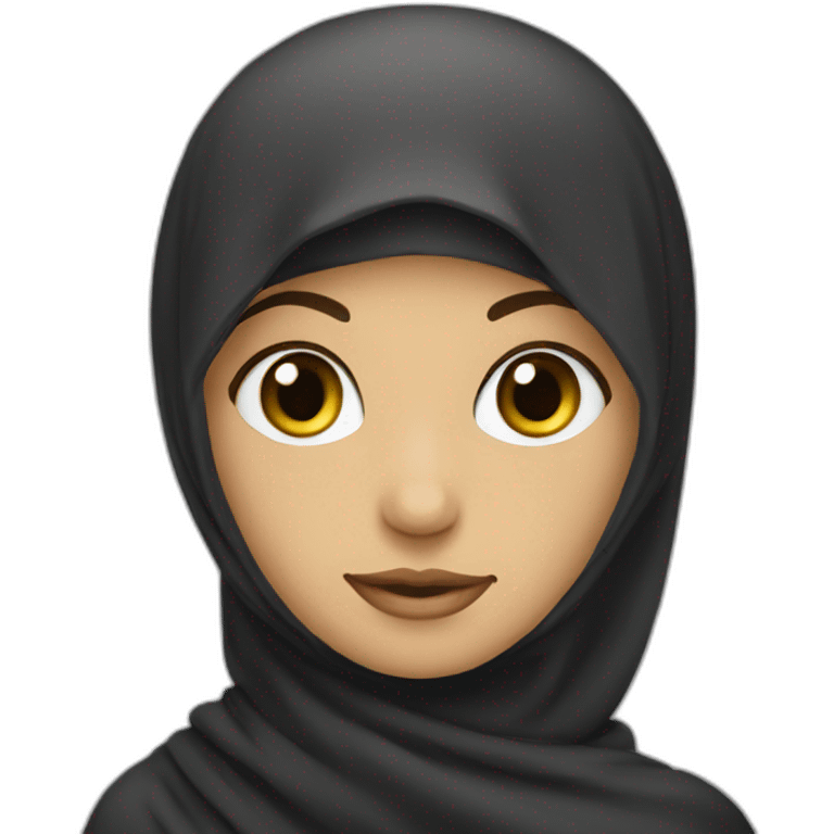 girl in niqab emoji