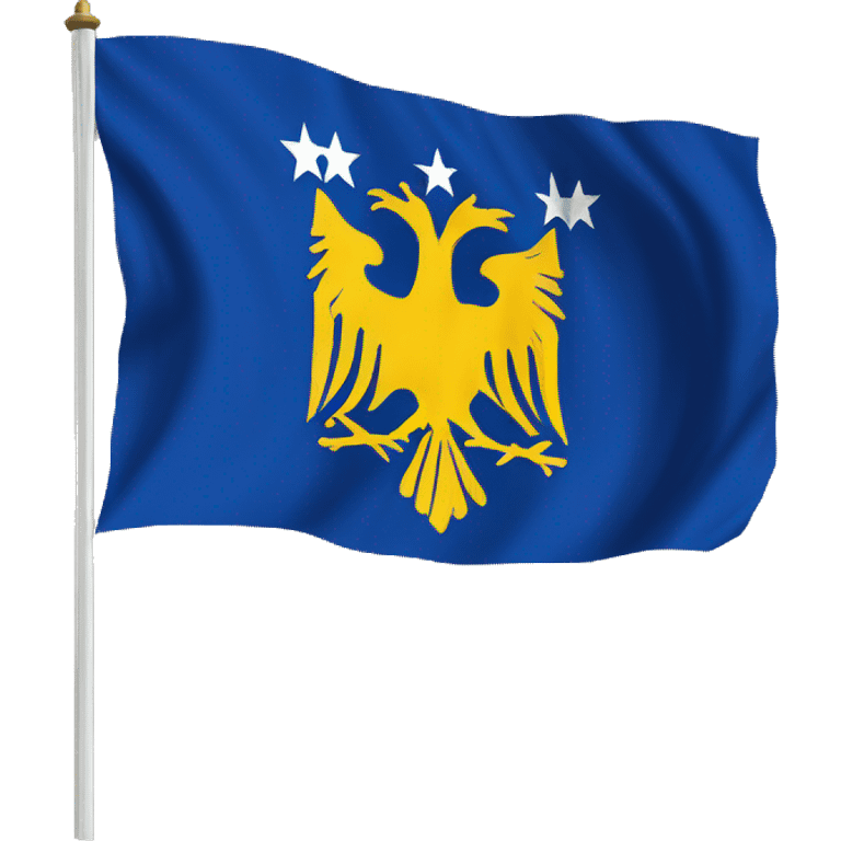 flag of republic of bosnia and herzegovina 1992-1995 emoji