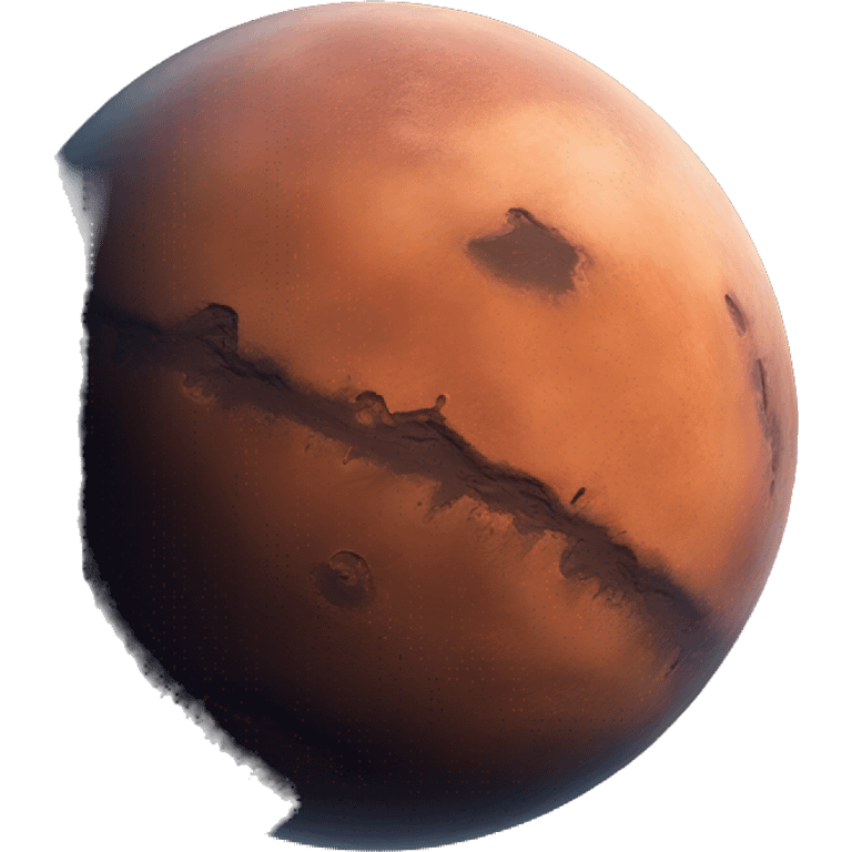 realistic planet mars emoji