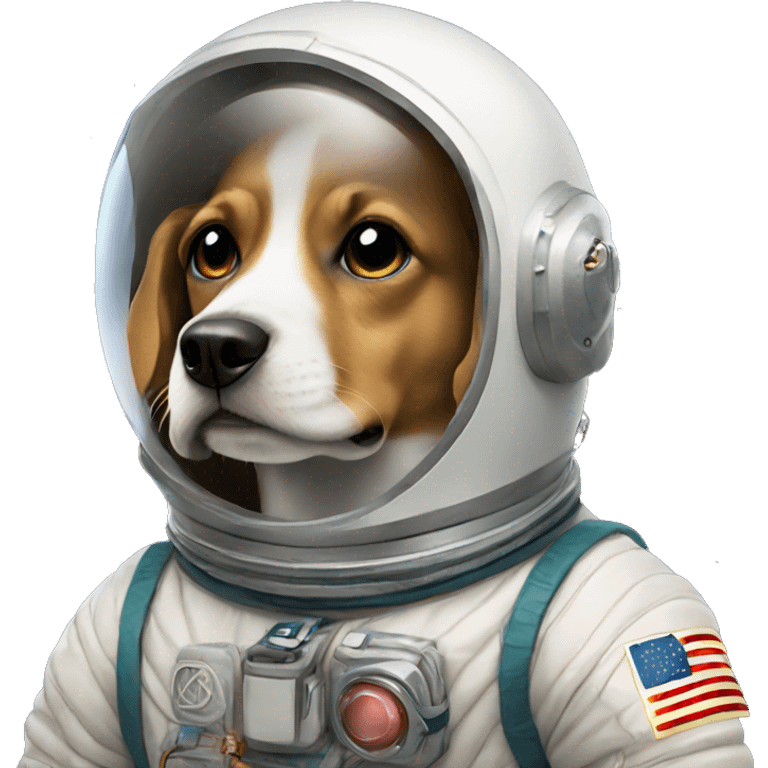 dog in spacesuit emoji