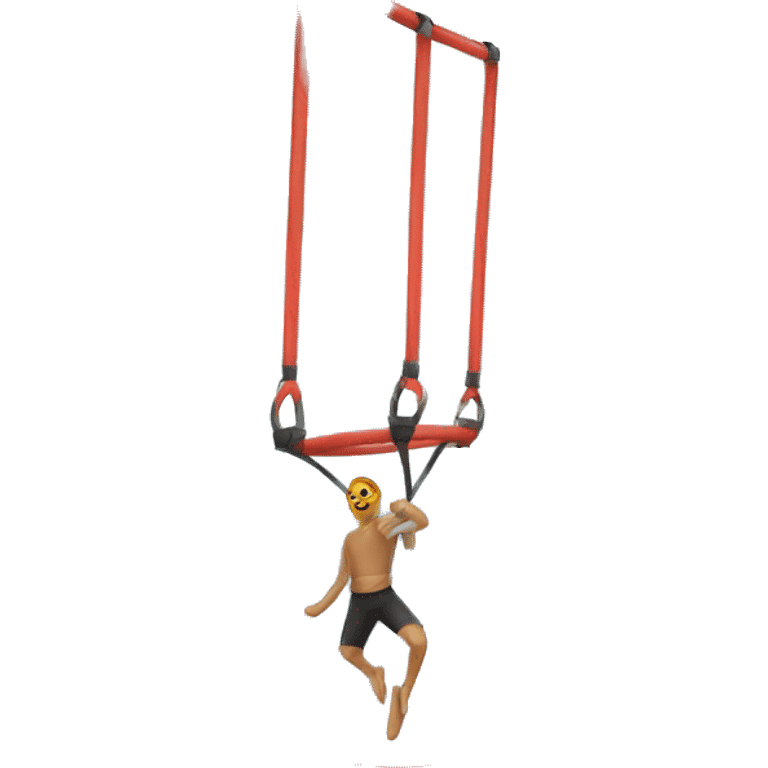 Aerial hoop emoji