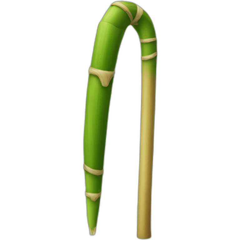 Christmas sugar cane emoji