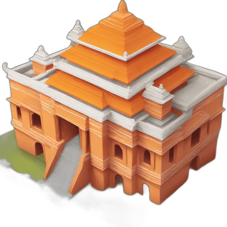 ram mandir temple  emoji