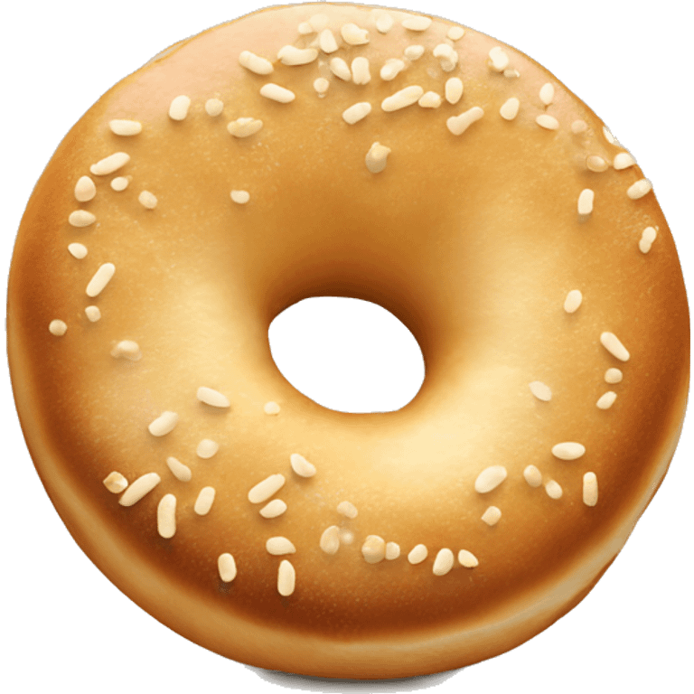 Bagel with sesam seads  emoji