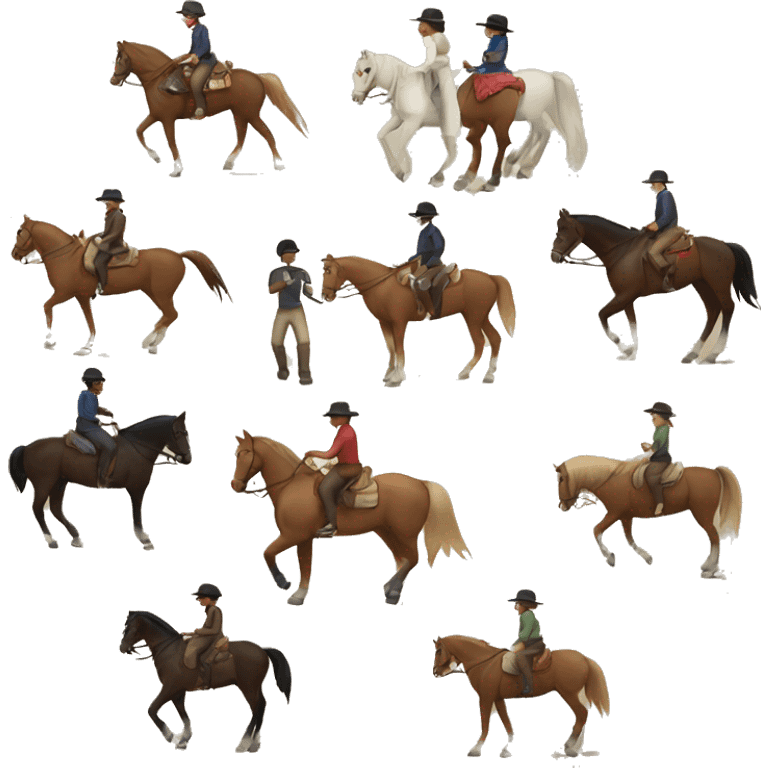 Horseback ride emoji