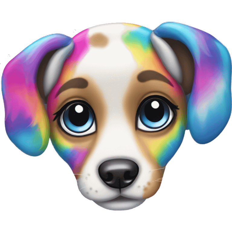 lisa frank puppy emoji