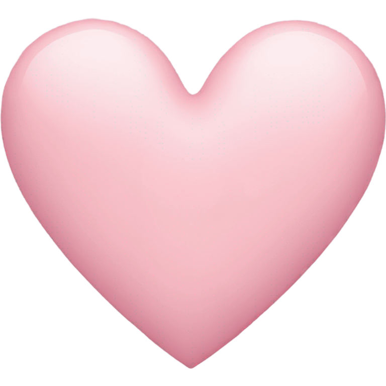 Pastel pink heart  emoji