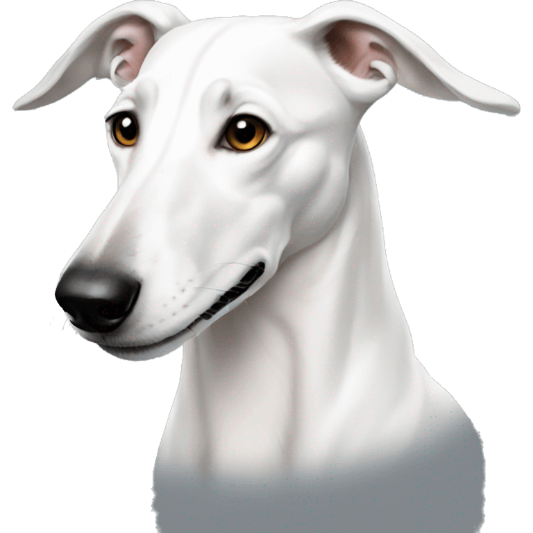 White greyhound  emoji