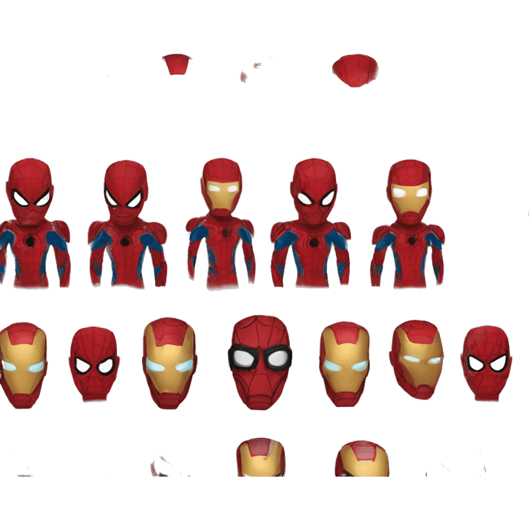 Spider-Man IronMan suit emoji