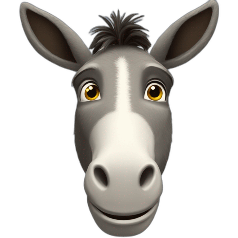 Donkey from shrek emoji