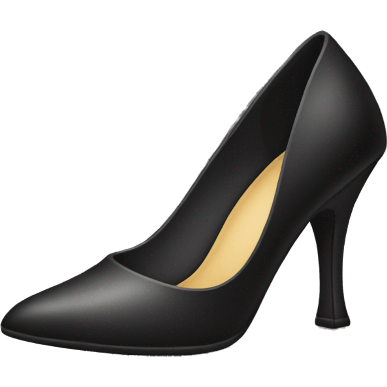 black high heel  emoji