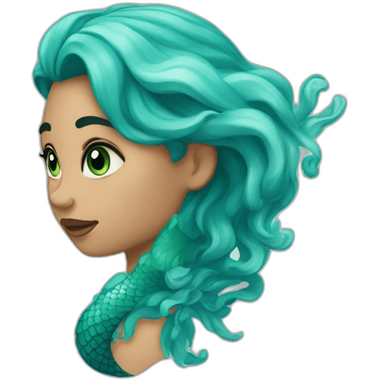 Coralie mermaid emoji