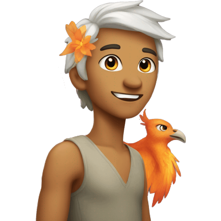 Phoenix-fairy emoji