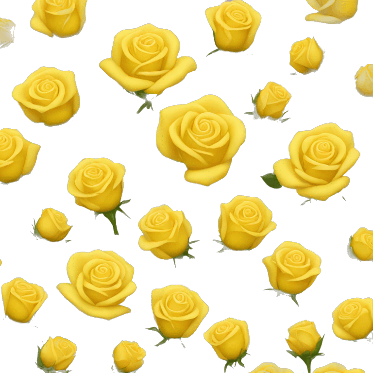 Yellow rose emoji