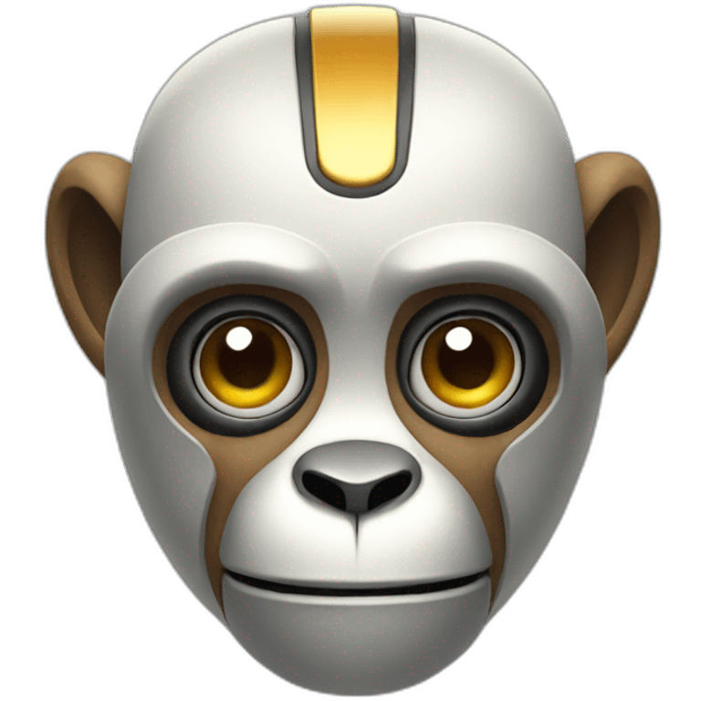 robot monkey emoji