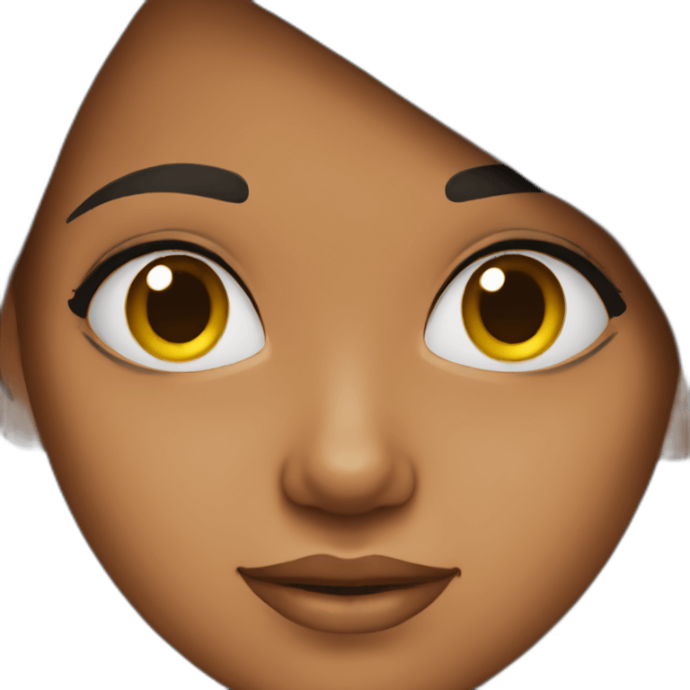 mixed raced girl emoji