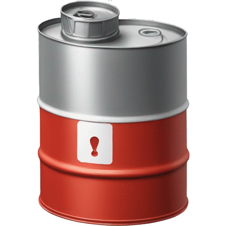 Oil can red color emoji