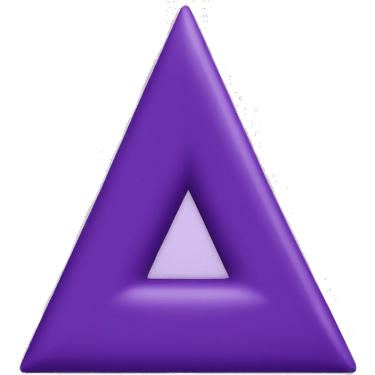 purple filled triangle pointing down emoji