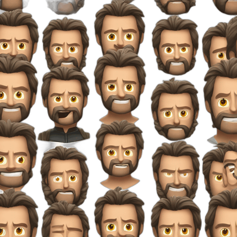 hugh jackman wolverine emoji