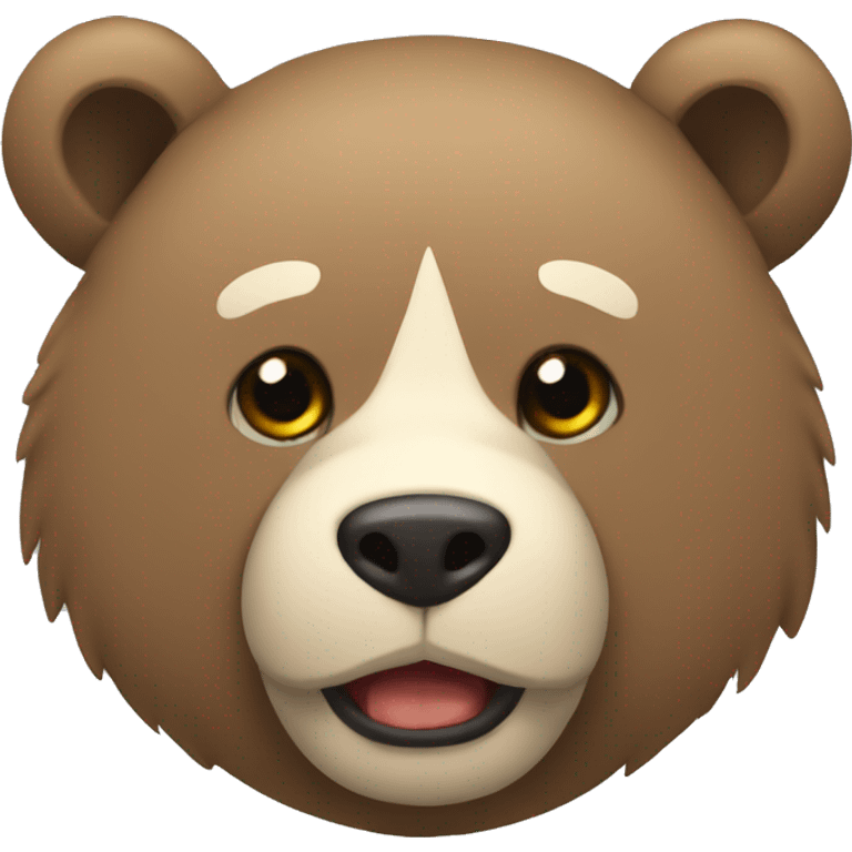 Oso con lazo  emoji