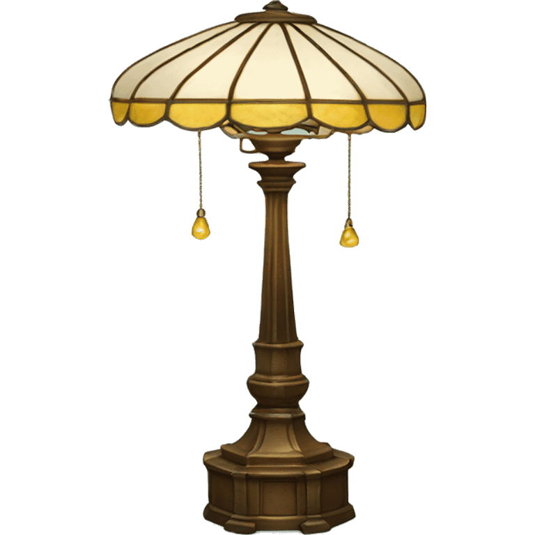 Tiffany lamp emoji