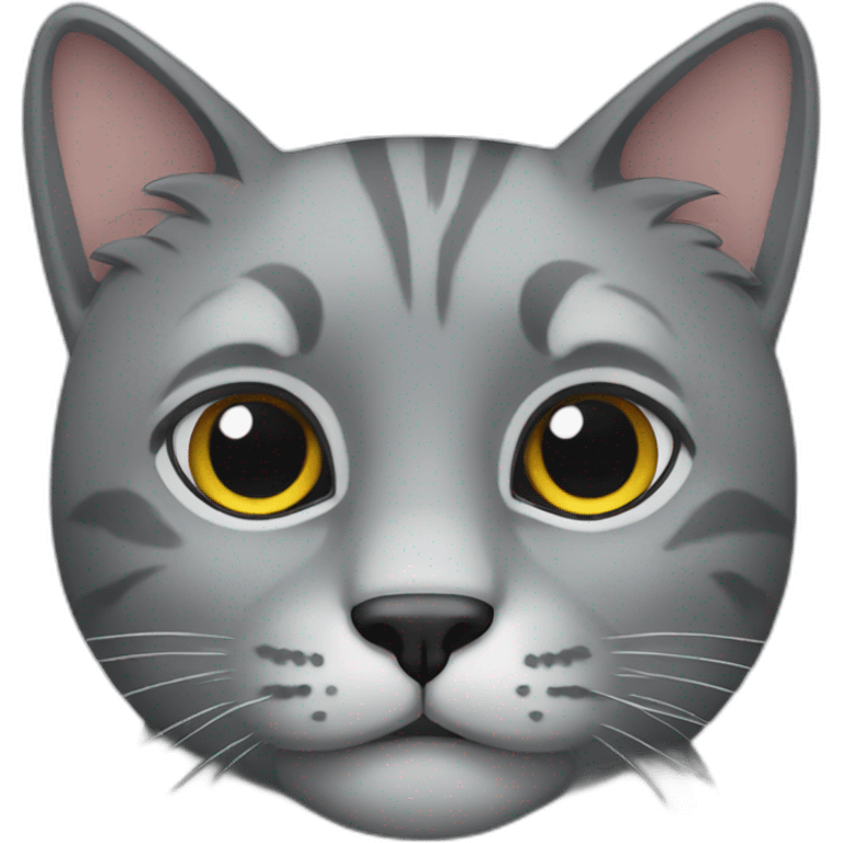 Big grey cat emoji