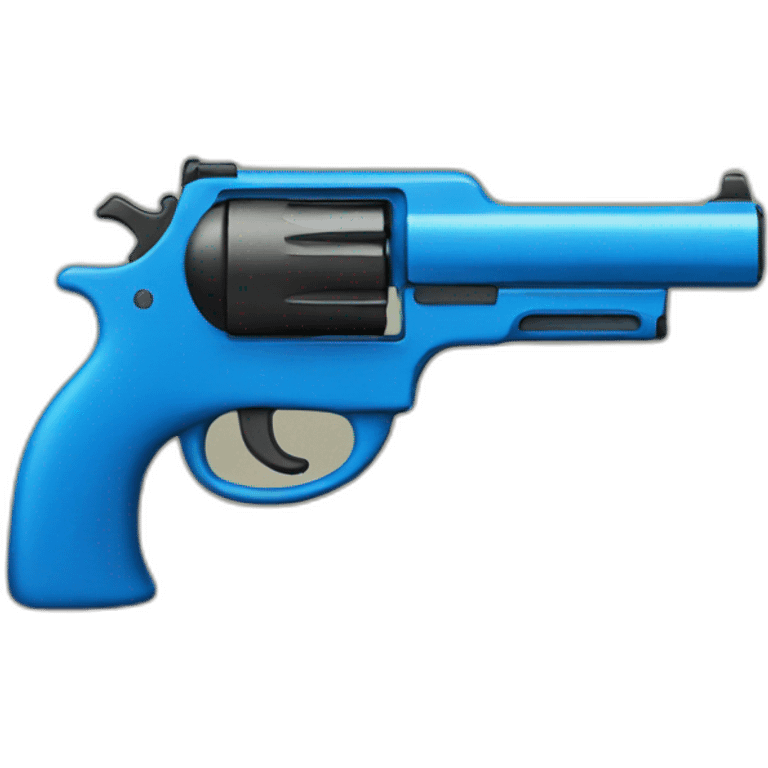 blue gun emoji